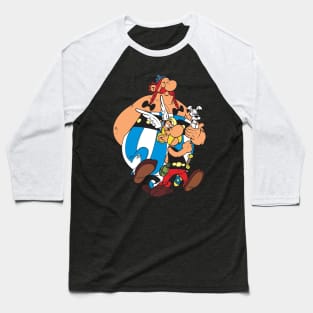 Asterix Obelix 2 Cartoon Baseball T-Shirt